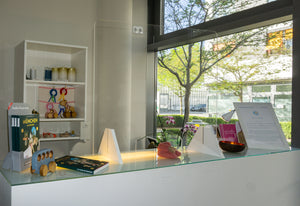 Acrylglas-Trennwand für Schreibtische und Counter
